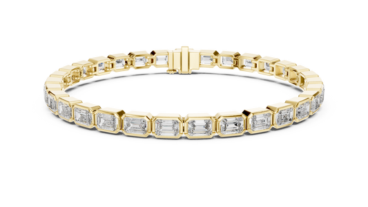 Baguette Diamond Line Bracelet