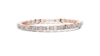Emerald Cut Diamond Tennis Bracelet