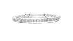 Emerald Cut Diamond Tennis Bracelet