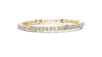 Emerald Cut Diamond Tennis Bracelet