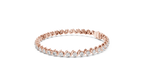 Wave Pattern Diamond Bracelet