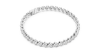 Wave Pattern Diamond Bracelet