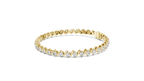 Wave Pattern Diamond Bracelet
