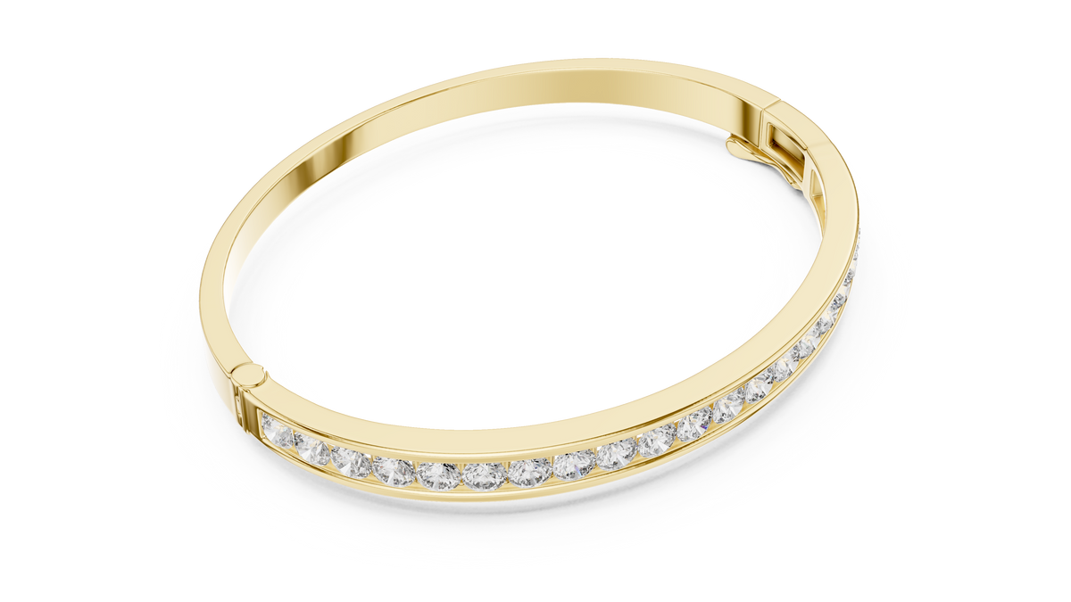 Minimal Diamond Bracelet
