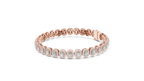 Royal Emerald Halo Diamond Bracelet