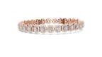 Royal Emerald Halo Diamond Bracelet
