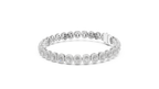 Royal Emerald Halo Diamond Bracelet