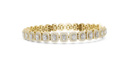 Royal Emerald Halo Diamond Bracelet