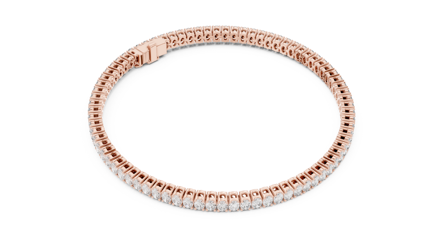 Fine Oval Diamond Bracelet