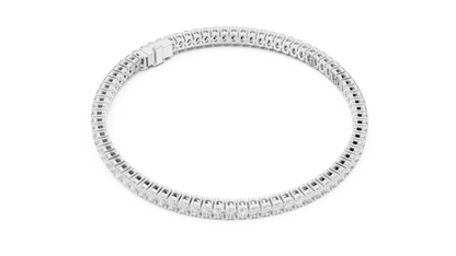 Fine Oval Diamond Bracelet