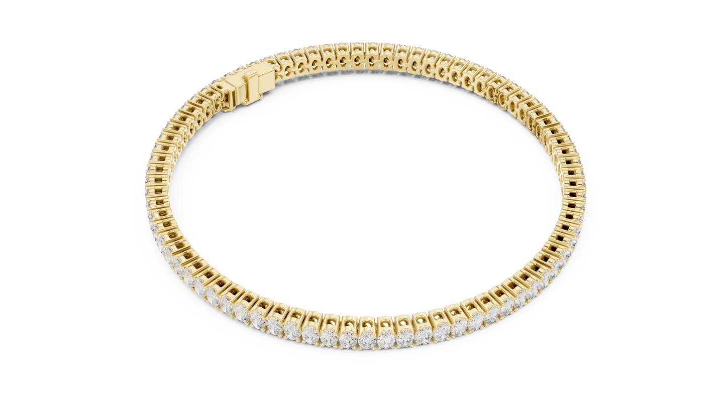 Fine Oval Diamond Bracelet