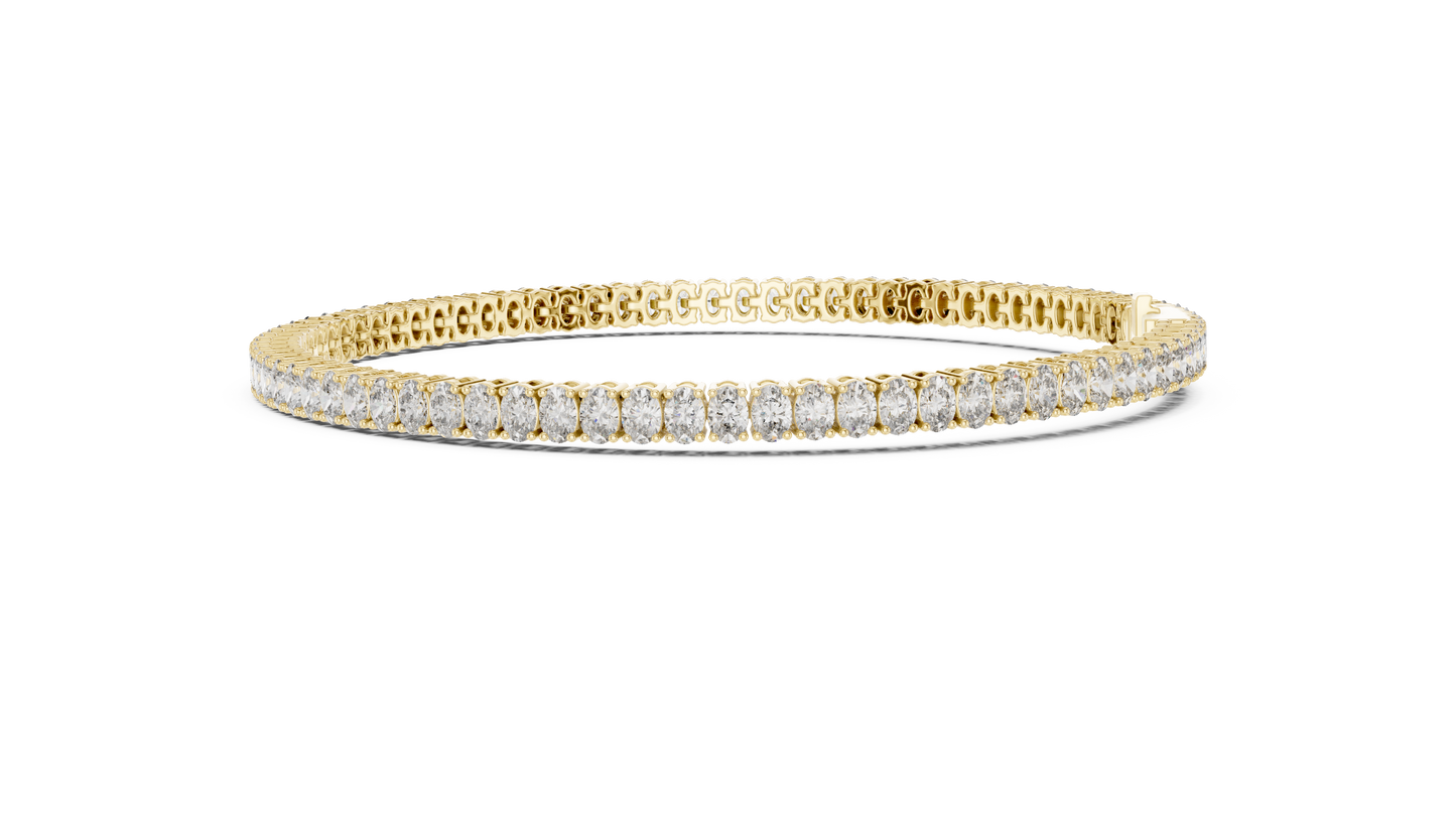 Fine Oval Diamond Bracelet