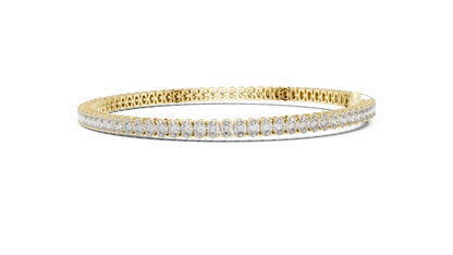 Fine Oval Diamond Bracelet