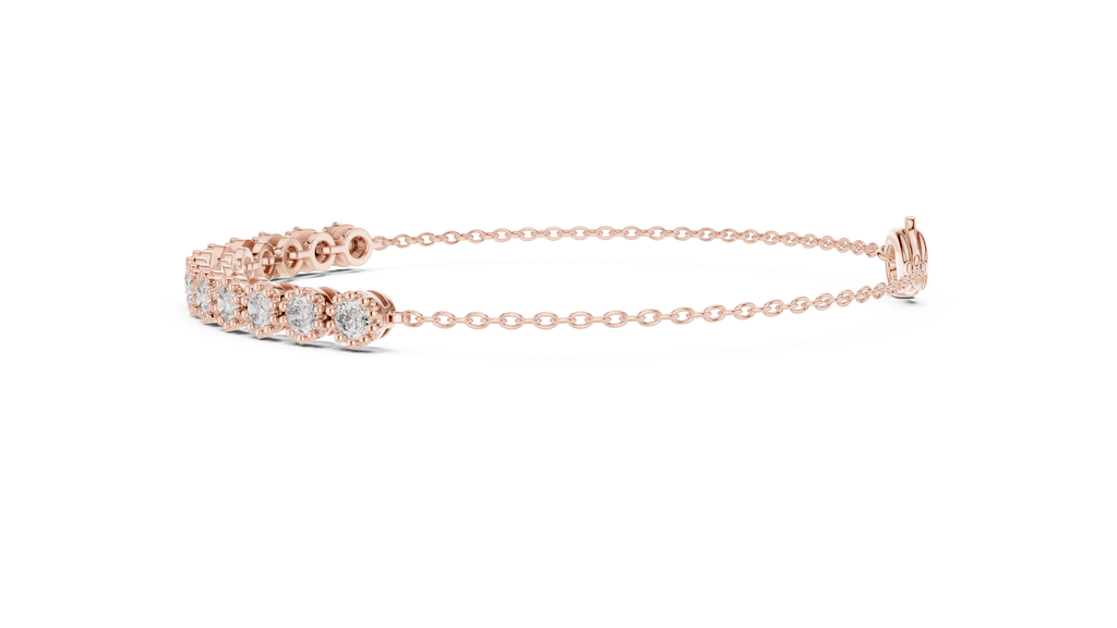Dainty Diamond Line Bracelet