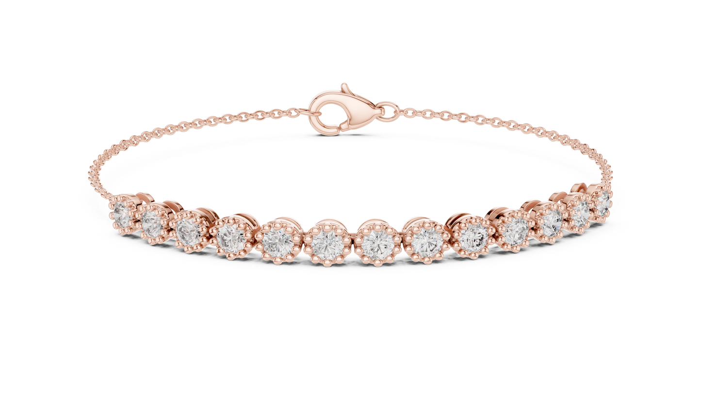 Dainty Diamond Line Bracelet