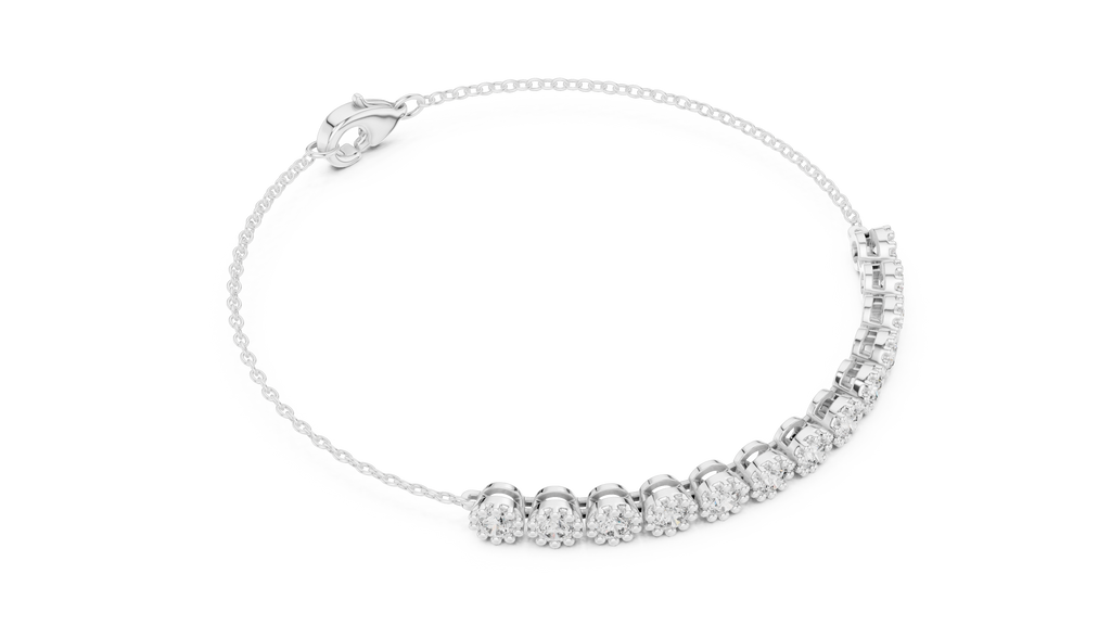 Dainty Diamond Line Bracelet