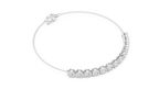 Dainty Diamond Line Bracelet