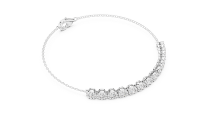 Dainty Diamond Line Bracelet
