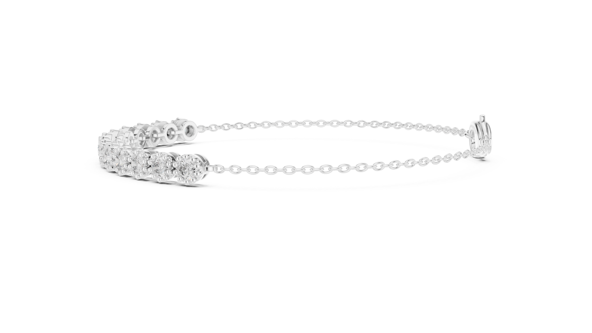 Dainty Diamond Line Bracelet