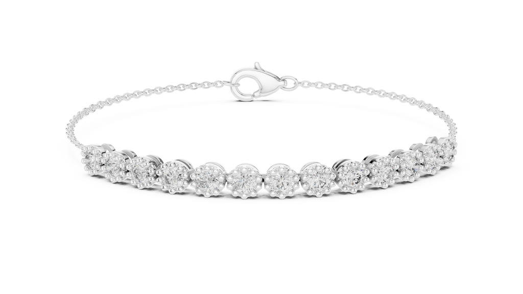 Dainty Diamond Line Bracelet
