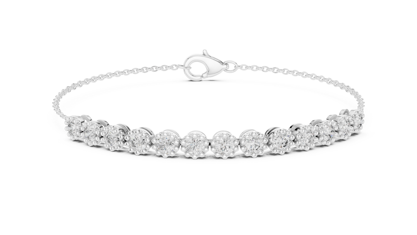 Dainty Diamond Line Bracelet