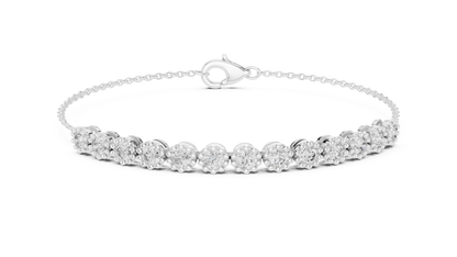 Dainty Diamond Line Bracelet
