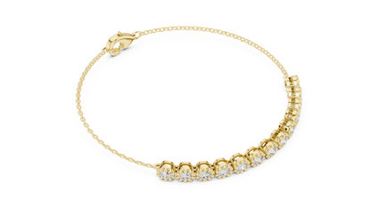 Dainty Diamond Line Bracelet