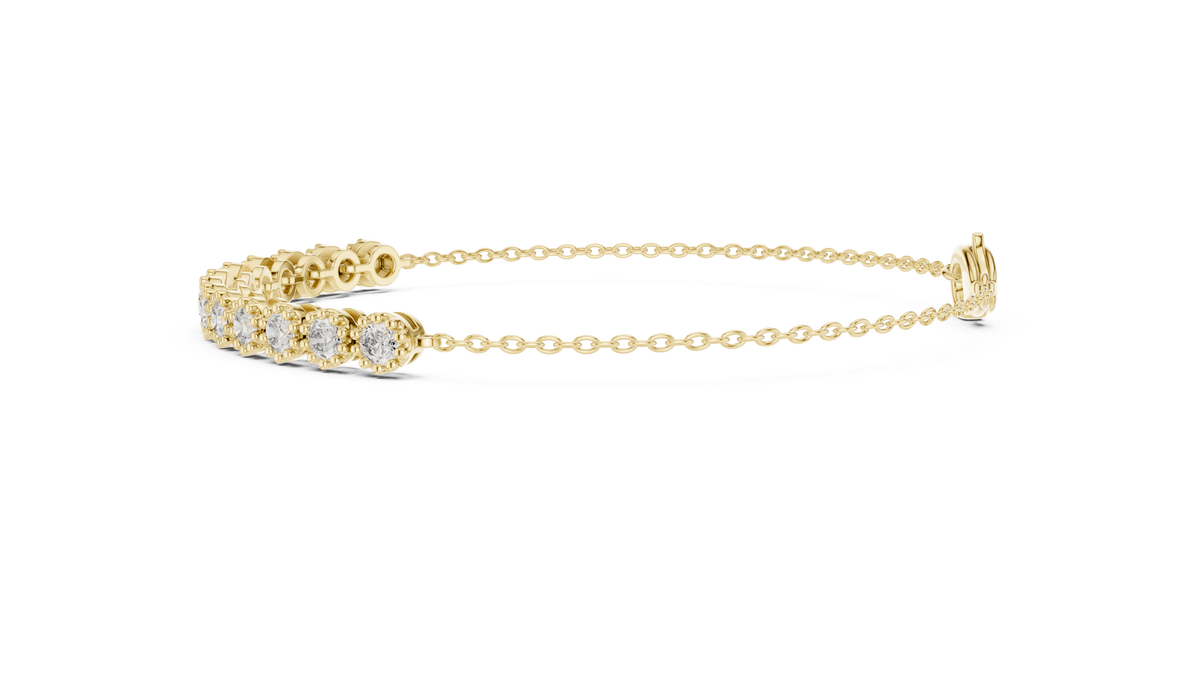 Dainty Diamond Line Bracelet