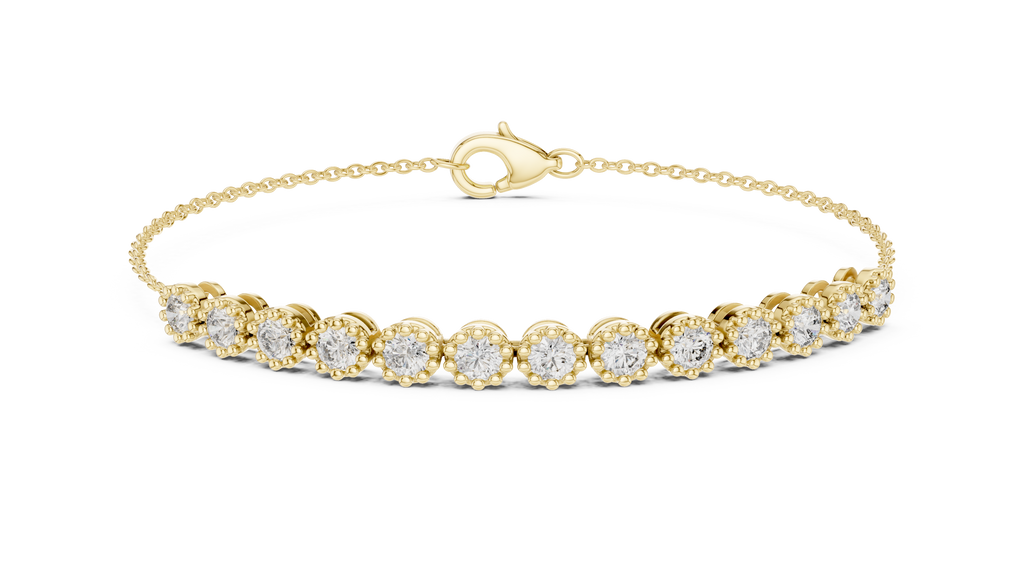 Dainty Diamond Line Bracelet