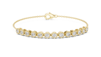 Dainty Diamond Line Bracelet