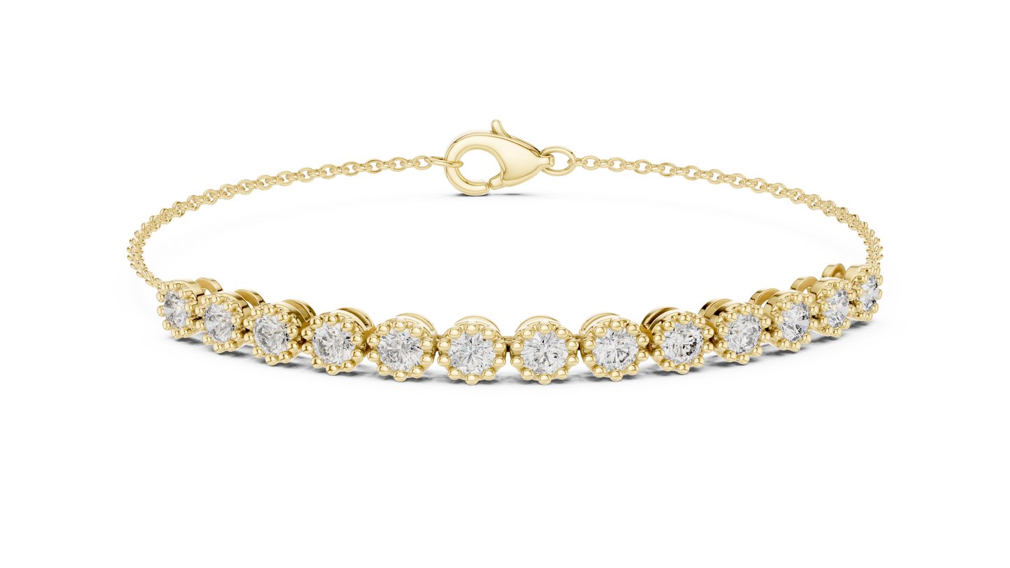 Dainty Diamond Line Bracelet