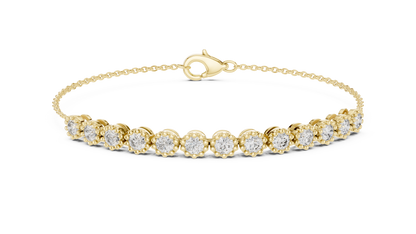 Dainty Diamond Line Bracelet