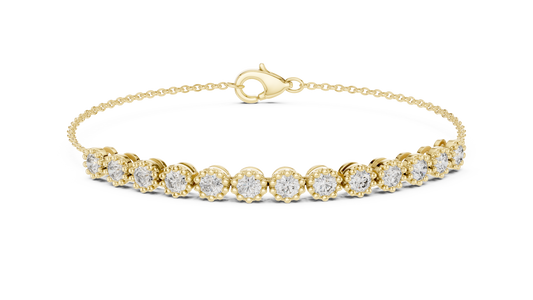 Dainty Diamond Line Bracelet