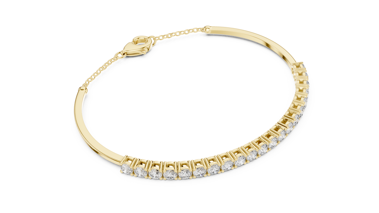Diamond Chain Bracelet for Women