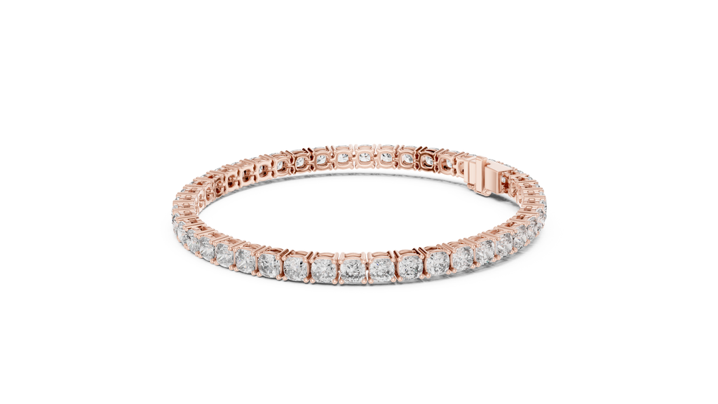 Radiant Flow Diamond Bracelet – Premium Finish