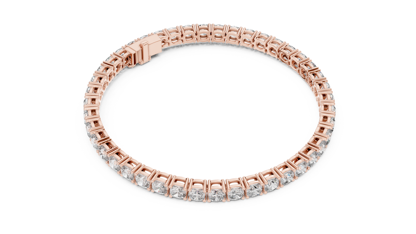 Radiant Flow Diamond Bracelet – Premium Finish