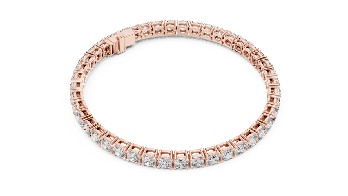 Radiant Flow Diamond Bracelet – Premium Finish