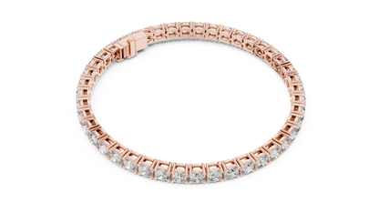 Radiant Flow Diamond Bracelet – Premium Finish