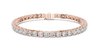 Radiant Flow Diamond Bracelet – Premium Finish