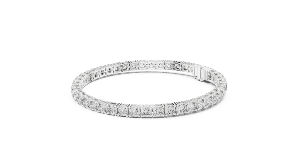 Radiant Flow Diamond Bracelet – Premium Finish