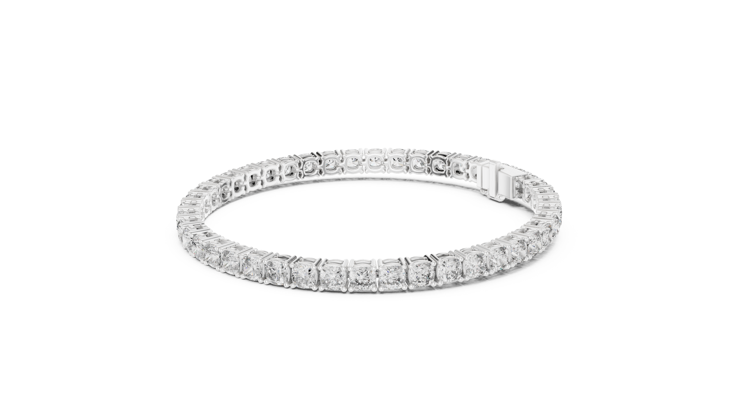 Radiant Flow Diamond Bracelet – Premium Finish