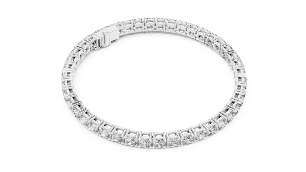Radiant Flow Diamond Bracelet – Premium Finish