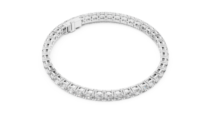 Radiant Flow Diamond Bracelet – Premium Finish