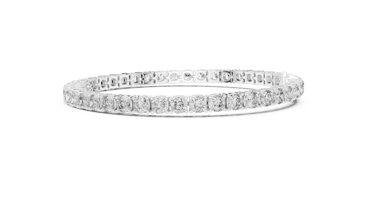 Radiant Flow Diamond Bracelet – Premium Finish