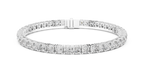 Radiant Flow Diamond Bracelet – Premium Finish