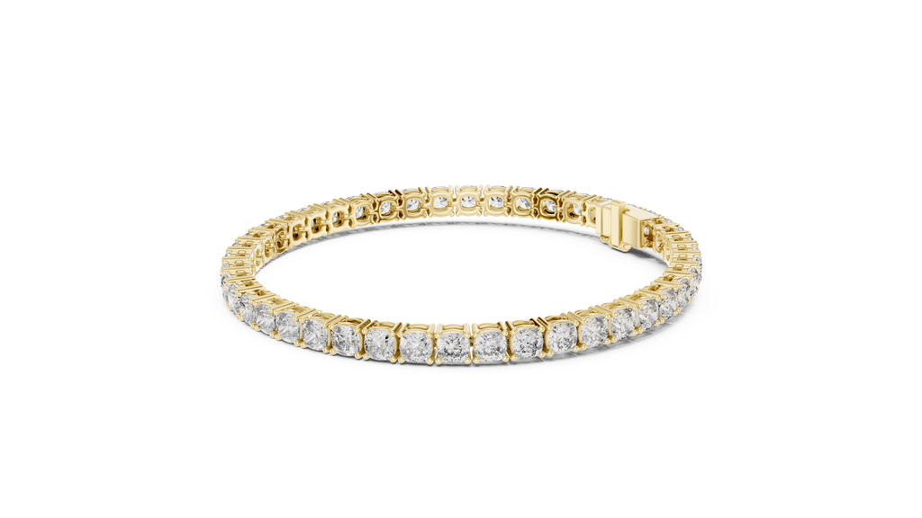 Radiant Flow Diamond Bracelet – Premium Finish