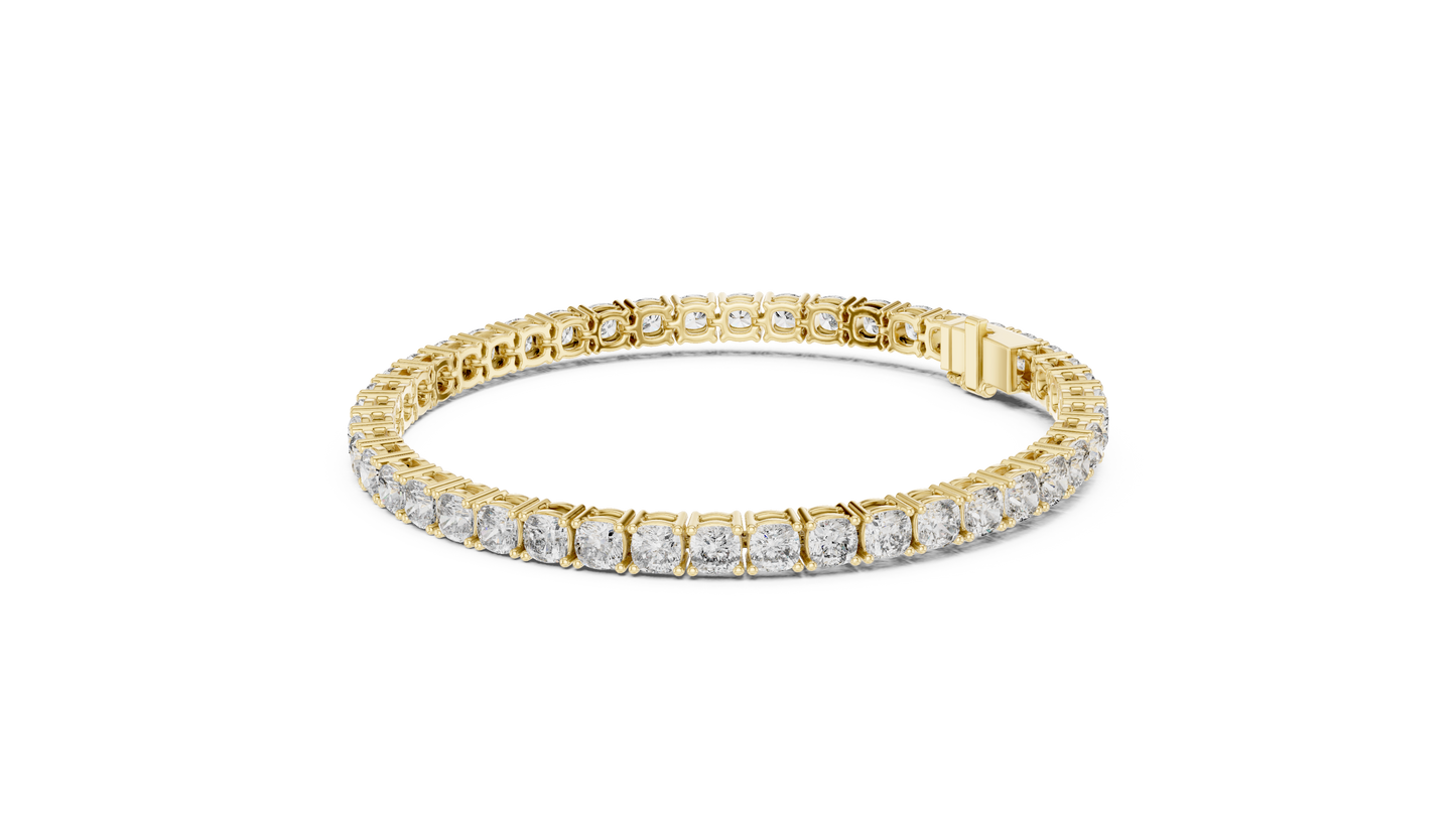 Radiant Flow Diamond Bracelet – Premium Finish