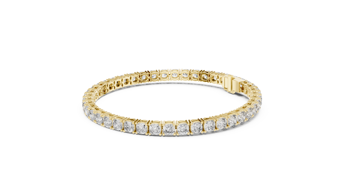 Radiant Flow Diamond Bracelet – Premium Finish