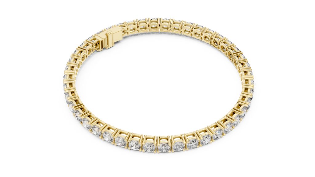 Radiant Flow Diamond Bracelet – Premium Finish