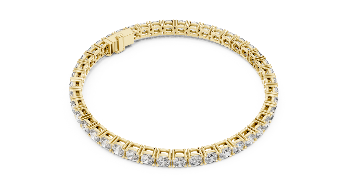 Radiant Flow Diamond Bracelet – Premium Finish